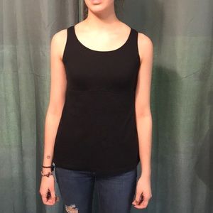 Flexees stretchy black tank top
